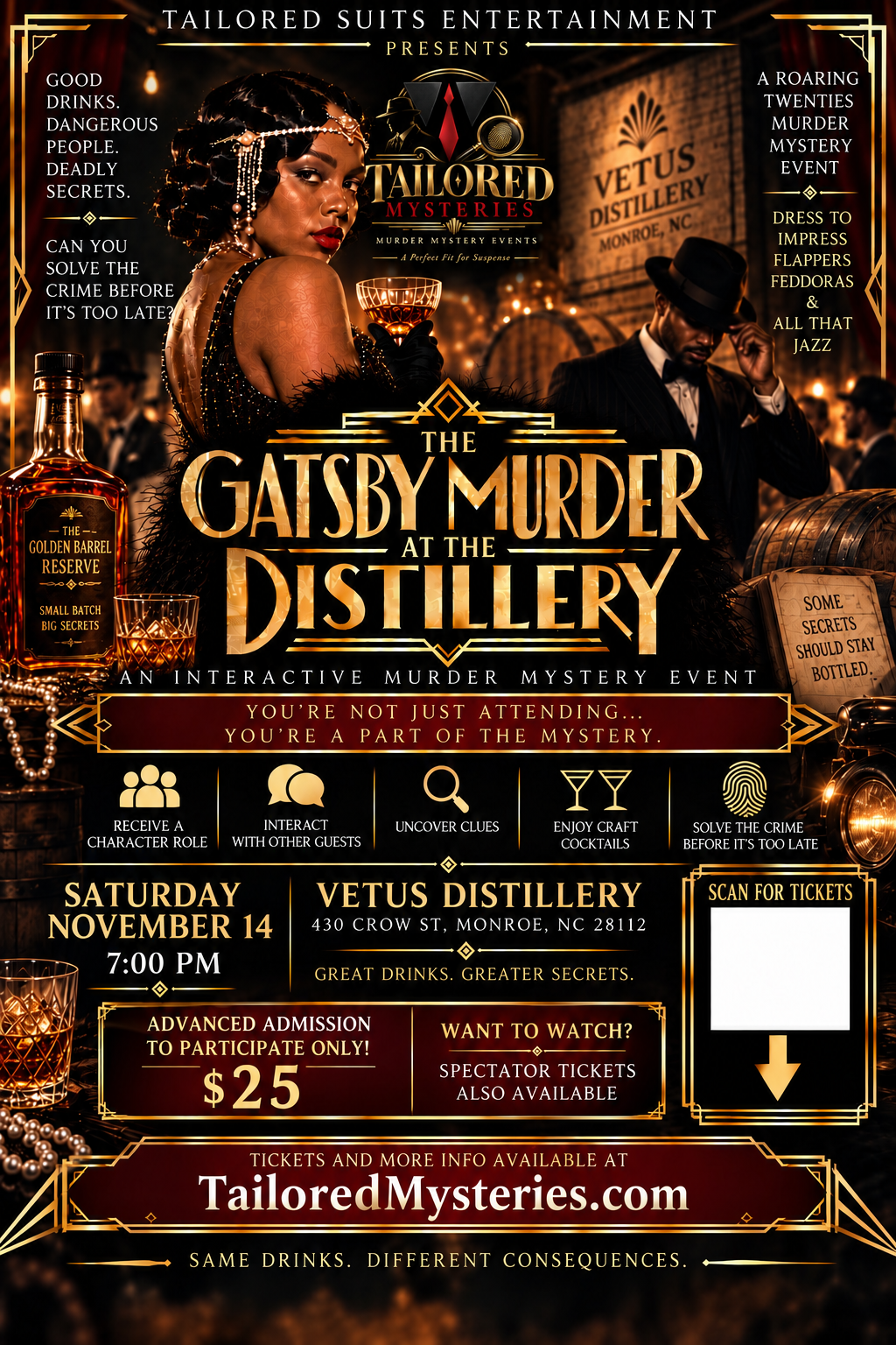 The Gatsby Murder at the Distillery
