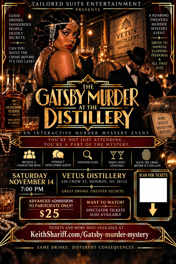 The Gatsby Murder flyer